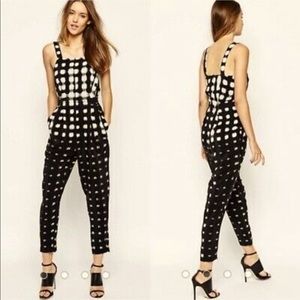 Whistles Black and White Jumpsuit